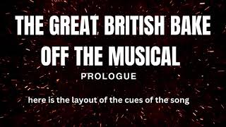 Prologue THE GREAT BRITISH BAKE OFF THE MUSICAL Lighting Design [upl. by Crawley]