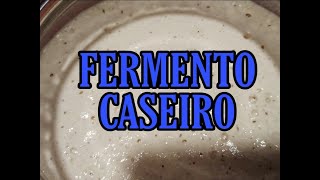 FERMENTO CASEIRO DE LITRO RECEITA PÃO tudopratodos [upl. by Weiss]