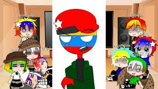 📣Countryhumans reaccionan a sus videos📣 [upl. by Maridel736]