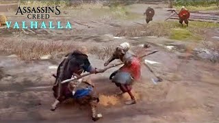 Spear Kills  Barbaric Finishers  Assassins Creed Valhalla [upl. by Amilb]