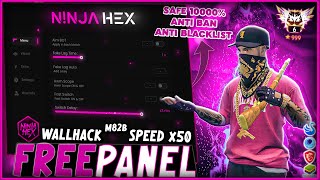 FREE PANEL PC GRATIS OB46 WALLHACK  SPEED  SNIPER LIFETIME FREE FIRE 🎁 ANTI BAN 100  NINJA HEX [upl. by Tenenbaum]