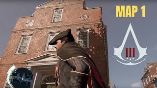 HOW BIG IS THE MAP in Assassins Creed III Remastered Walk Across Map 1 [upl. by Henricks]