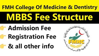 FMH College of Medicine amp Dentistry MBBS Fee Structure Admission Tuition amp More [upl. by Llednor]