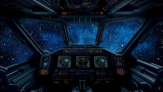 Spaceship Cockpit Sounds  Brown Noise For Deep Sleep  Starship Cockpit [upl. by Leonidas]