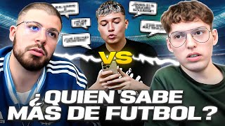 ¿QUIEN SABE MAS DE FUTBOL DAVOO XENEIZE vs LA COBRA ft EZZEQUIEL [upl. by Imnubulo99]