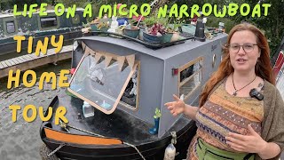 20ft micro narrowboat tour [upl. by Trilby]