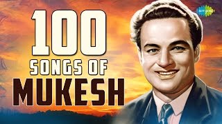 Top 100 Songs of Mukesh One Stop Jukebox Kahin Door Jab Kabhi Kabhi Mere Jeena Yahan Marna Yahan [upl. by Eeladnerb356]