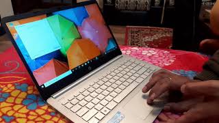 Unboxing HP 14s Laptop Ryzen 5 Quad Core 3450U  14sfr0012AU 14 inch Natural Silver With MS Office [upl. by Bowles]