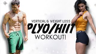 10 MIN PLYOMETRIC HIIT WORKOUT  Speed  Vertical Jump Workout [upl. by Yelyr]