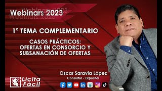 Casos Prácticos Ofertas en Consorcio y Subsanación de Ofertas  2023 [upl. by Sewell741]