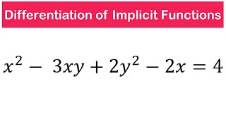 Differentiation of Implicit Functions  SHS 2 ELECTIVE MATH [upl. by Obed3]