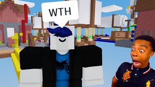 Roblox Bedwars Funny Moments Skywars Mode [upl. by Efeek]