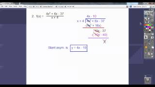 Slant Asymptotes  Section 378 Part 1 [upl. by Iruam]