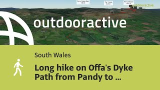 Interactive 3D video Long hike on Offa s Dyke Path from Pandy to Hay on Wye [upl. by Asina891]