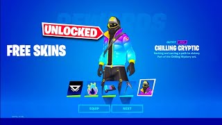 How to unlock PS FREE Subzero Cryptic Skin in Fortnite Chapter 5 [upl. by Corotto]