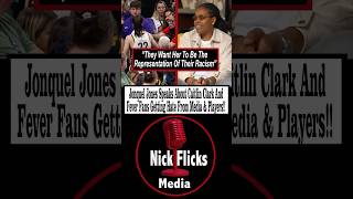 Jonquel Jones Speaks About Caitlin Clark And Fever Fans Getting Hate From Media amp Playersshorts [upl. by Ozner351]