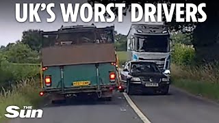 Britains WORST drivers exposed in heartstopping dashcam footage [upl. by Aneis770]