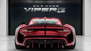 2025 Dodge Viper SRT 0 60 in 3 2 Secs The Most Insane Supercar Yet [upl. by Mayce]