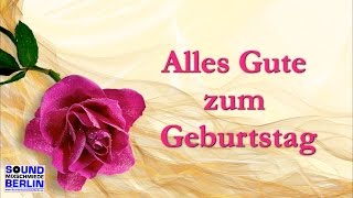 Alles Gute zum Geburtstag Lied ❤️schönes Geburtstagslied 🎶😍Geburtstagswünsche mit Text Lyric Video [upl. by Aicenev]