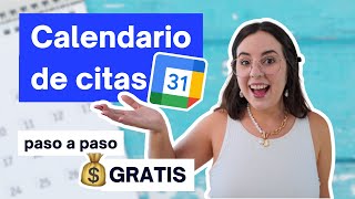 Crea un calendario DE CITAS gratis PASO A PASO 📅 NUEVA función de Google Calendar [upl. by Pollard]