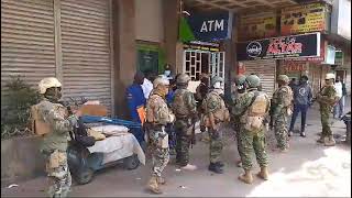 Recce squad looking for a shooter who injured police officers along Tom Mboya street in Nairobi [upl. by Ros]