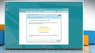 How to change HomeGroup password in Windows® 8 [upl. by Analaj]