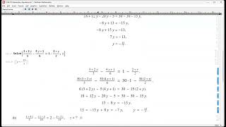 1314011B Linear Equations 2 [upl. by Barnabe]