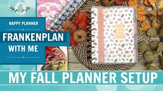 Fall Planner Setup  Frankenplanning My Happy Planner [upl. by Votaw]