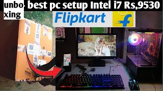 Unboxing the CHEAPEST i5 Computer Setup on Flipkart [upl. by Yasnyl]