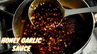 HOW TO MAKE HONEY GARLIC SOY SAUCE  MARINADE AND SAUCE [upl. by Hoo]