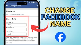 how to change name in facebook in mobile [upl. by Nett]