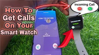 How To Set And Receive Calls On Your Smart Watch  Receive Calls On SmartWatch Hw22 Wearfit pro 2024 [upl. by Otreblada]