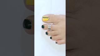 Easy foot nail art naildesigns nails diynaildesign pedicure nailtutorial foot toenailart art [upl. by Merralee]