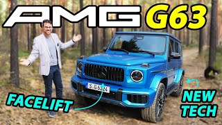 Mercedes GClass facelift REVIEW 2025 G63 AMG vs G500 G550 [upl. by Cirenoj]