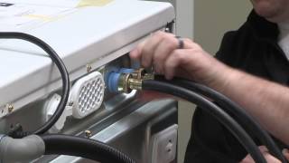 Connecting the Drain Hose and Inlet Hoses to your Washer [upl. by Curley199]