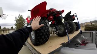 4 x 8 Camper Part 40 ATV RACK DONE QUICK LOOK BACK [upl. by Ainad]