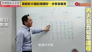 玄宇宙︱【丙火日元】 知日元斷流年流月2025乙巳蛇年運勢預測︱八字排盤批命︱李應聰風水命理 [upl. by Wrigley]