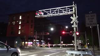 Trimet 325 East Century Blvd RR Crossing Hillsboro OR [upl. by Emlen]