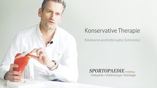 Sehnenriss  Konservative Therapie  Dr med Michael Koch [upl. by Liscomb]