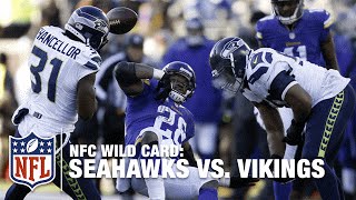 Kam Chancellor Rips Ball from Adrian Peterson Huge Turnover  Seahawks vs Vikings  NFL [upl. by Mozes]