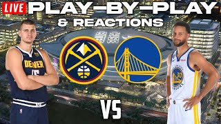 Denver Nuggets vs Golden State Warriors  Live PlayByPlay amp Reactions [upl. by Hoo636]