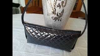 Coudre Un Sac en tissu MatelasséCouture Anaïs [upl. by Maxentia258]