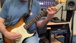 Melodic Blues Chords Ex 1 Interpretation of Jason Loughlin [upl. by Eisned]