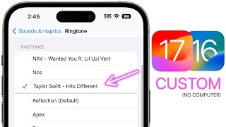 How to Set ANY Song as RINGTONE on iPhone Easiest Way [upl. by Osher221]