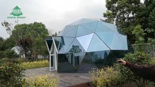 28 Sqm Glass Igloo Dome Tent  Glamping Domes for 2 Persons  Dome Homes [upl. by Augusto141]