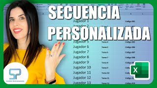 Cómo hacer un CONSECUTIVO con NÚMEROS y LETRAS en Excel ✅ [upl. by Assenad]