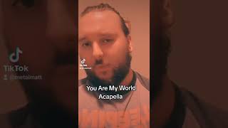 The Communards  You Are My World Vocal Cover Jimmy Somerville [upl. by Sally]