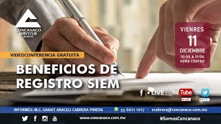 EnVIvo  Beneficios de registro SIEM [upl. by Nosmas646]