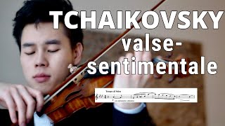 Tchaikovsky Valse Sentimentale Solo Violin [upl. by Aziaf]