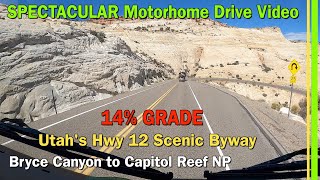 ALLAMERICAN ROAD UTAH SCENIC BYWAY HWY 12  BRYCE CANYON TO CAPITOL REEF NATIONAL PARK  EP245 [upl. by Arimlede385]